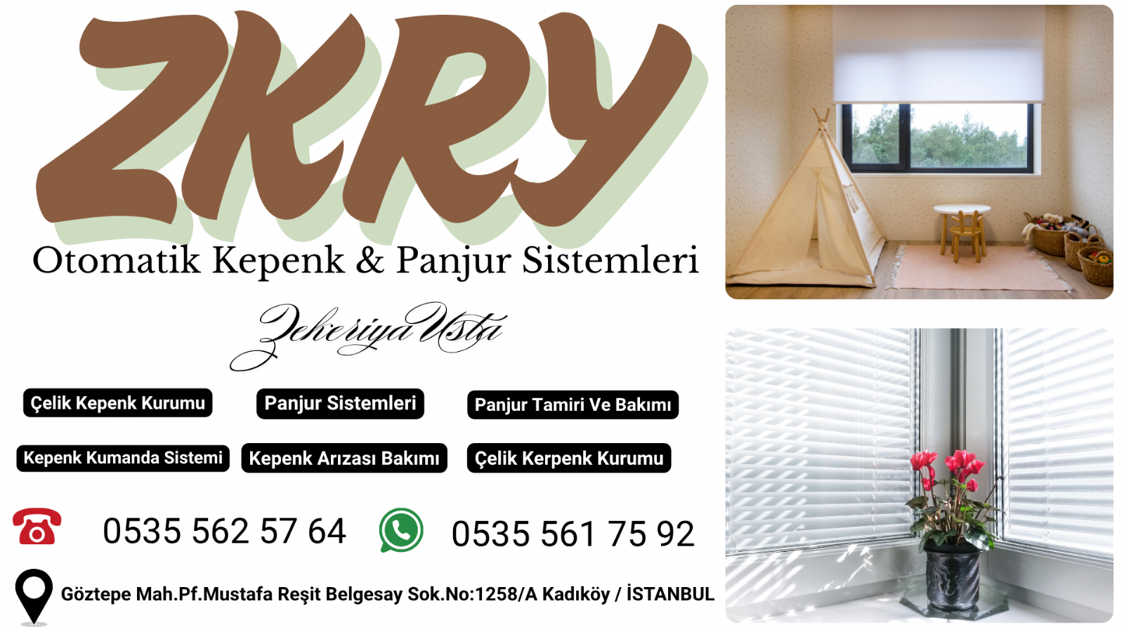Göztepe  Mahallesi Kepenk Tamiri 